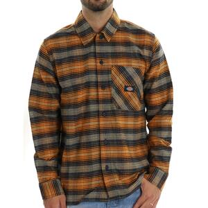 CAMICIA FOREST CHECK DICKIES ARANCIO